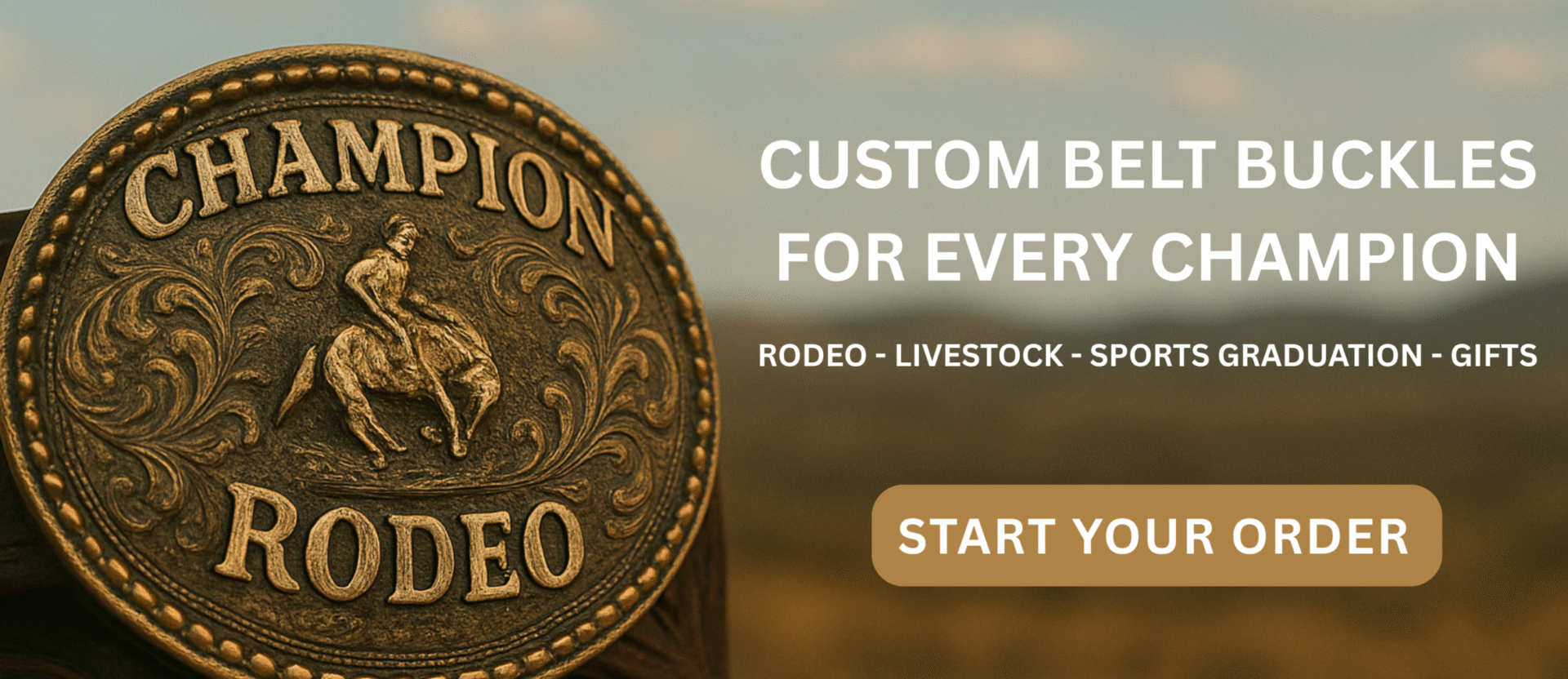 CUSTOM BELT BUCKLES FOR EVERY CHAMPION